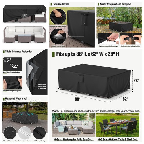 Patio furniture cover l - cover,